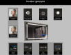 Правоъгълно LED огледало за баня с рамка FrameLine L124 #7