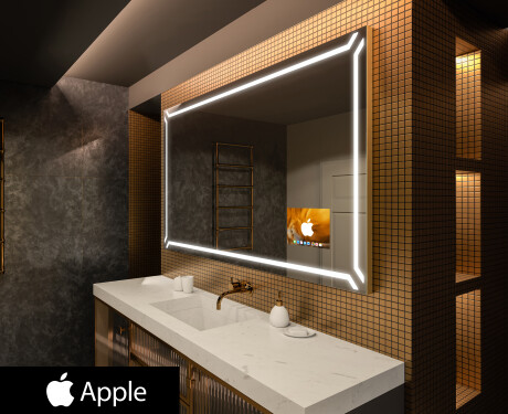 Огледало за баня LED SMART L129 Apple